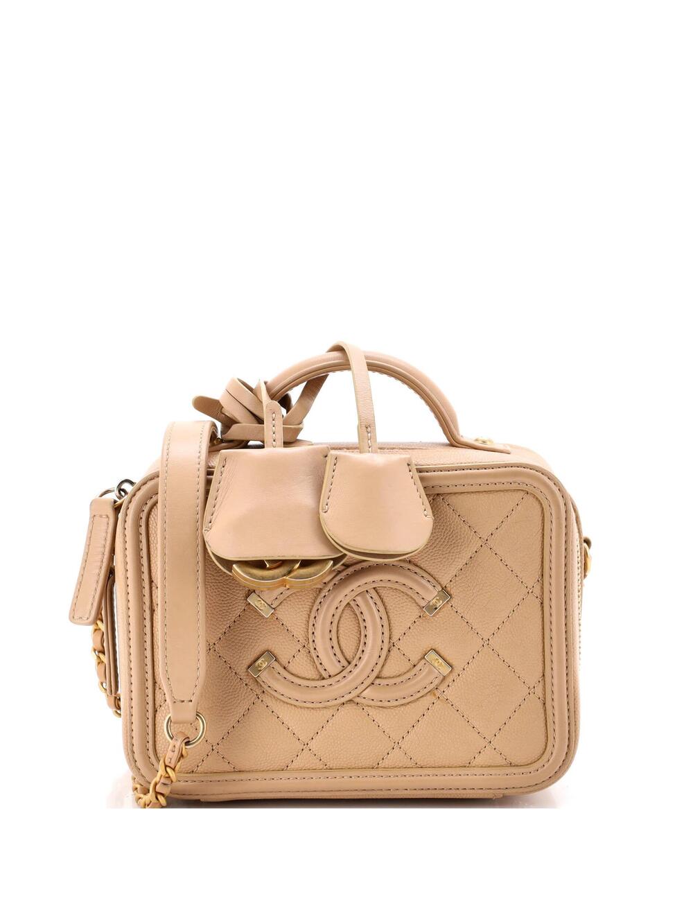 Chanel Filigree Vanity Case Quilted #373252C41B